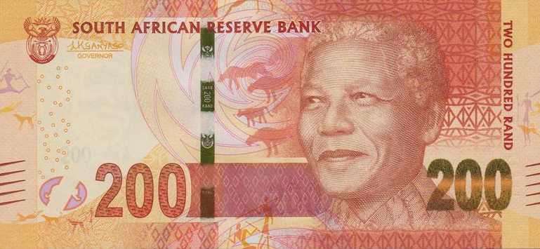 P142b South Africa 200 Rand Year 2016